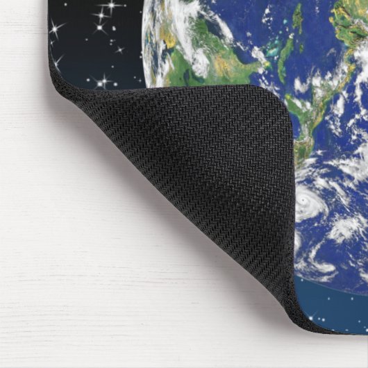 Aarde in de buitenruimte muismat (Hoek)