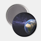 Aarde in de ruimte magneet (Voorkant / Achterkant)