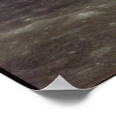 Aarde in de ruimte van de maan poster (Hoek)