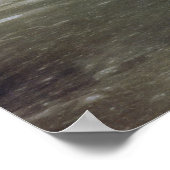 Aarde in de ruimte vanuit de maan poster (Hoek)