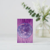 Aarde in de Violette Vlam Visitekaartje (Staand voorkant)