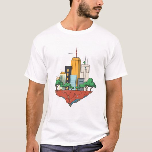 Aarde in leegte t-shirt (Voorkant)
