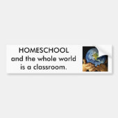 Aarde in onze Handen, HOMESCHOOL Bumpersticker (Voorkant)