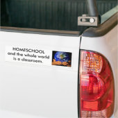 Aarde in onze handen, HOMESCHOOL Bumpersticker (Op Truck)