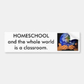 Aarde in onze handen, HOMESCHOOL Bumpersticker (Voorkant)