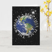 Aarde in sterren kaart (Gele Bloem)
