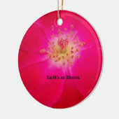 Aarde is een illusie keramisch ornament (Links)