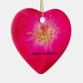 Aarde is een illusie keramisch ornament (Rechts)