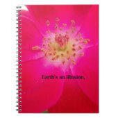 Aarde is een illusie notitieboek (Voorkant)