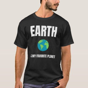 Aarde is mijn favoriete planeet t-shirt