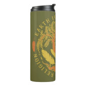 Aarde is mijn kerk, Natuur is mijn religie Thermosbeker (Gedraaid links)