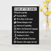 Aarde is niet plat Vaccins werken Funny Science Ca Kaart (Gele Bloem)