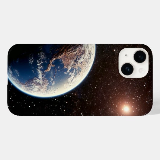 Aarde is thuis Case-Mate iPhone case (Achterkant (horizontaal))