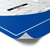 Aarde, je bent hier Poster (Hoek)