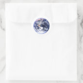 Aarde jGibney Het Museum Zazzle Ronde Sticker (Tas)