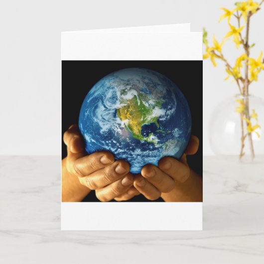 Aarde Kaart (Gele Bloem)