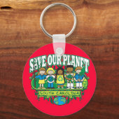 Aarde Kinder South Carolina Sleutelhanger (Voorkant)