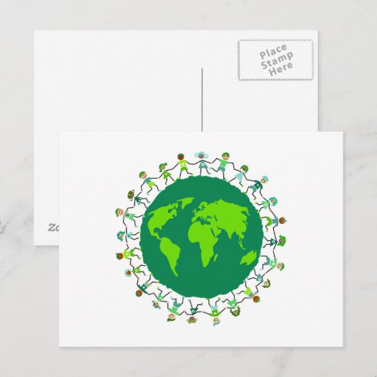 Aarde-Kinderen Briefkaart (Voorkant / Achterkant)