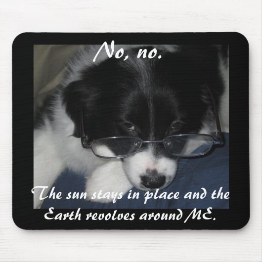 "Aarde komt om me heen" Mousepad Muismat (Voorkant)