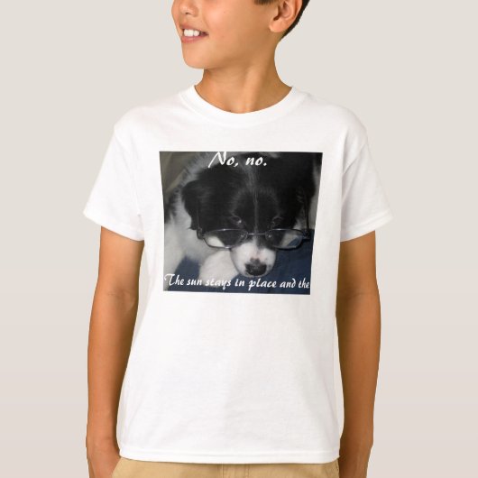 "Aarde komt om me heen" Shirten T-shirt (Voorkant)