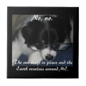 "Aarde komt om me heen" Tile Tegeltje (Voorkant)