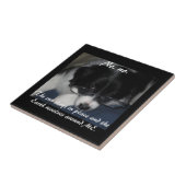 "Aarde komt om me heen" Tile Tegeltje (Zijkant)