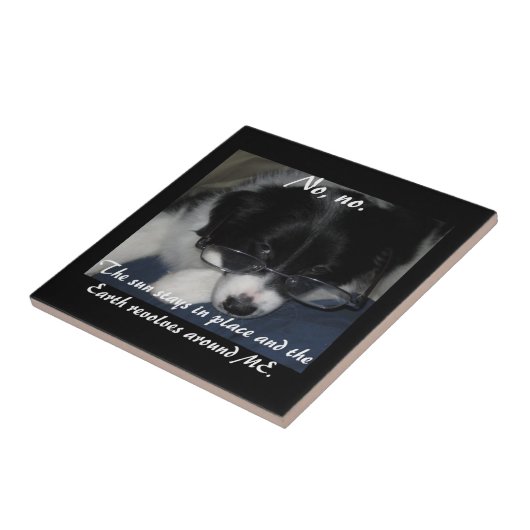 "Aarde komt om me heen" Tile Tegeltje (Zijkant)