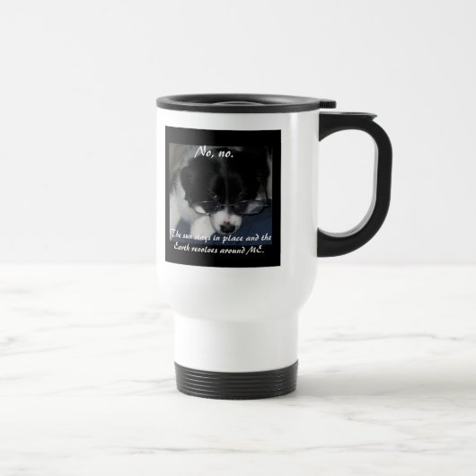 "Aarde komt om me heen" Travel Mug Reisbeker (Rechts)