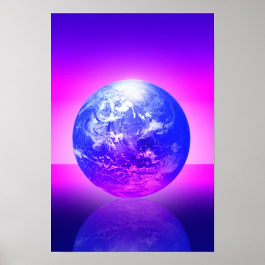 Aarde Kristalbal Print, Waarde Poster Pape (Voorkant)