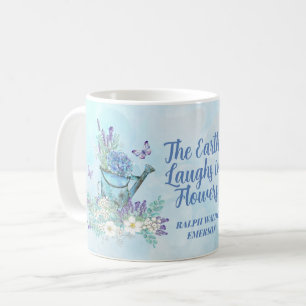 Aarde Lacht In Bloemen - Bloemstuk Koffiemok