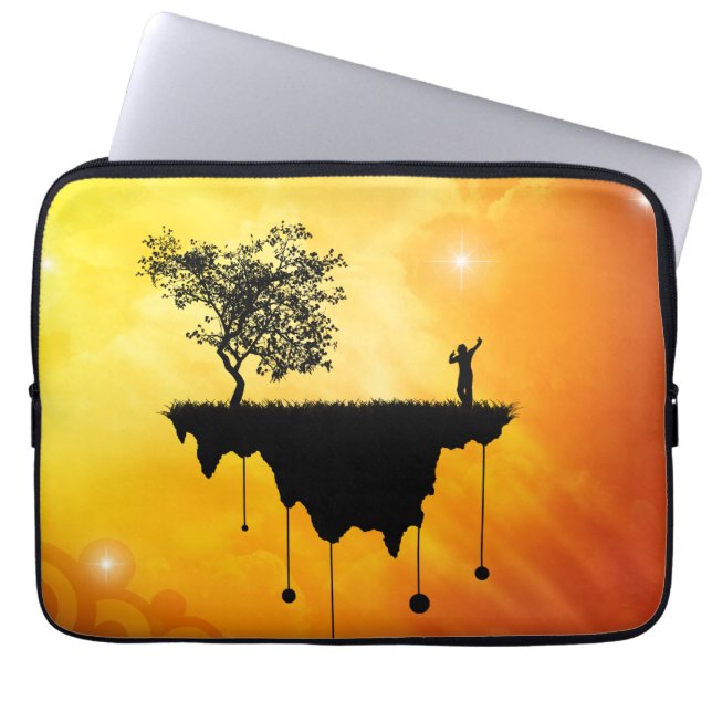 Aarde Laptop Sleeve (Voorkant)