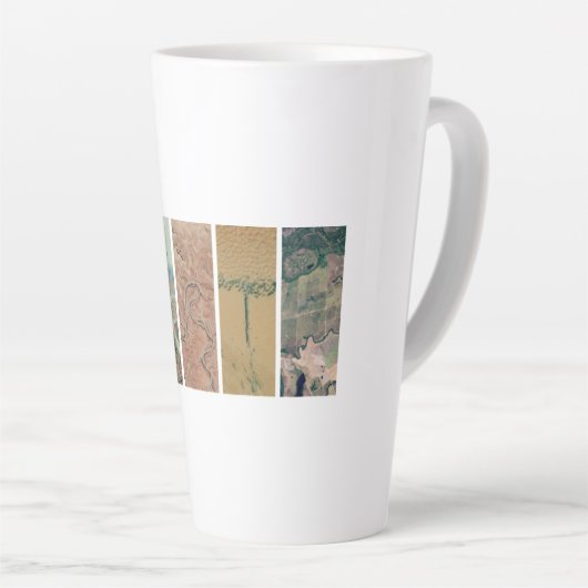 Aarde Latte Mok (Rechterhoek)