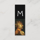 AARDE / LEGATIE MET MONOGRAM VOOR WILDE DIEREN MINI VISITEKAARTJE (Achterkant)