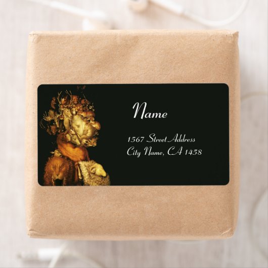 AARDE / LEGATIE MET WILDE DIEREN ETIKET (Insitu)