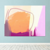 Aarde & licht Uitgerekt Canvas Print (Insitu (Houten vloer))