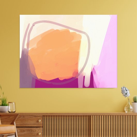 Aarde & licht Uitgerekt Canvas Print (Insitu (Woonkamer))