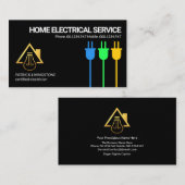 Aarde Live Neutrale Netto Elektrische Elektrische Visitekaartje (Voorkant / Achterkant)