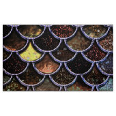 Aarde Luxe Glitter Mermaid Scales Stof (Fat Quarter)