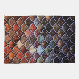 Aarde Luxe Glitter Mermaid Scales Theedoek