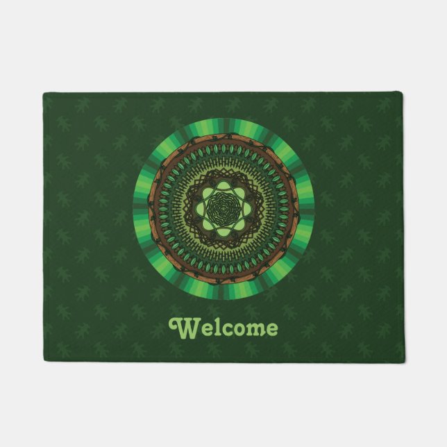 Aarde Mandala Doormat Deurmat (Voorkant)