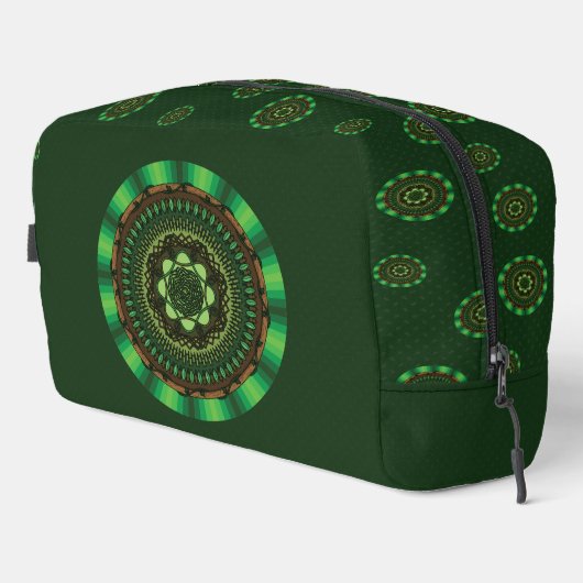 Aarde Mandala Dopp Kit Toilettasje (Rechterhoek)