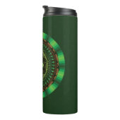 Aarde Mandala Thermokop Thermosbeker (Geroteerd rechts)