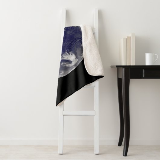 Aarde met drie tropische cyclonen in de Stille Oce Sherpa Deken (In situ)