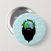 Aarde met een baard Button (Voorkant /achterkant)