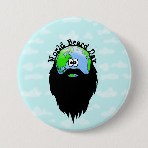 Aarde met een baard Button