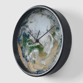 Aarde met het Noordpoolgebied, Europa en Azië. (Hoek)