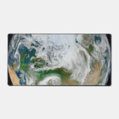 Aarde met het Noordpoolgebied, Europa en Azië. Bureaumat (Voorkant)