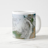 Aarde met het Noordpoolgebied, Europa en Azië. Grote Koffiekop (Voorkant rechts)