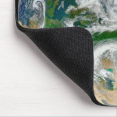 Aarde met het Noordpoolgebied, Europa en Azië. Muismat (Hoek)