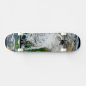 Aarde met het Noordpoolgebied, Europa en Azië. Persoonlijk Skateboard (Horizontaal)